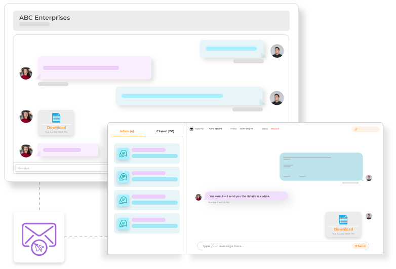 Accounts receivable collaboration tools